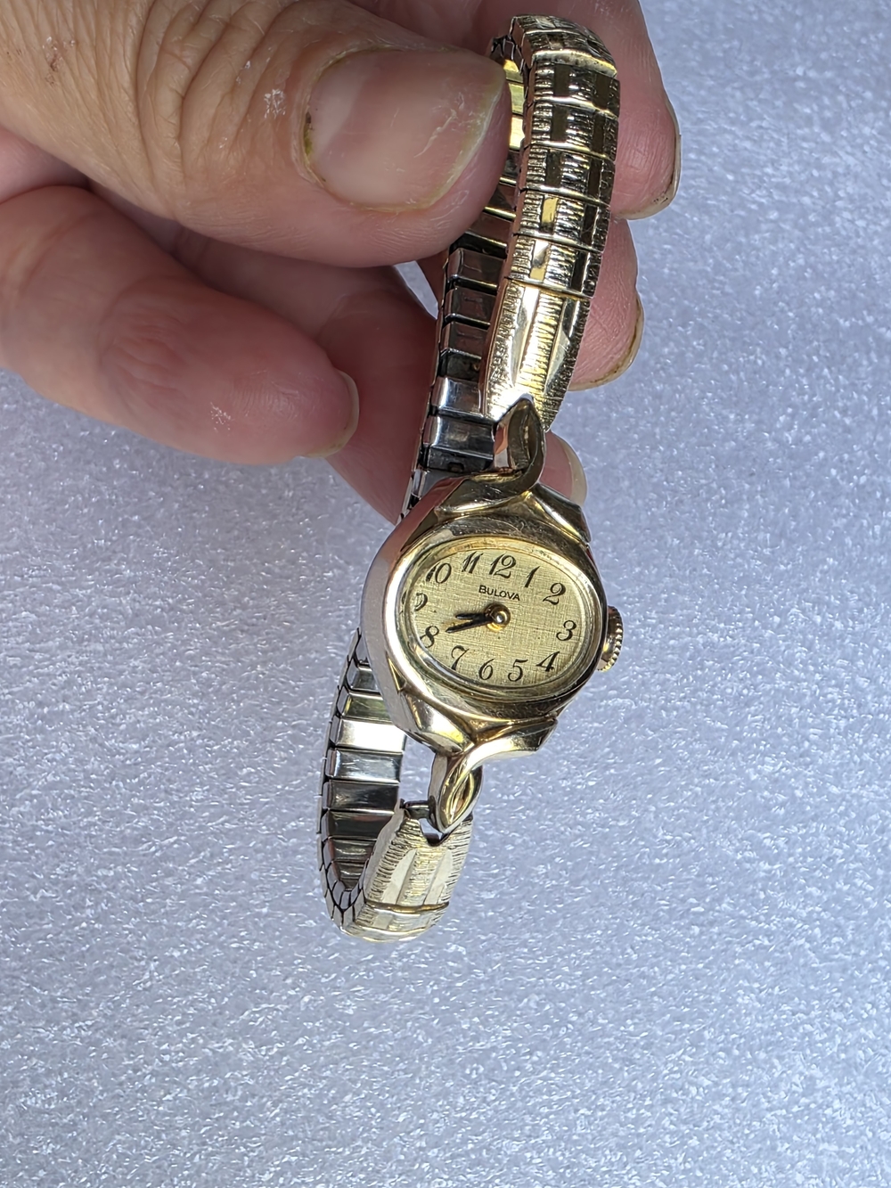 Vintage 1977 Bulova Ladies Cocktail Watch - 10K RGP - Mechanical Wind Up - Picture 2 of 10